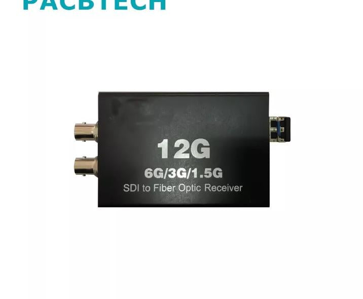 12G SDI Fiber Extender 4k Single Mode SFP Transmitter and Receiver 12g SDI to Fi
