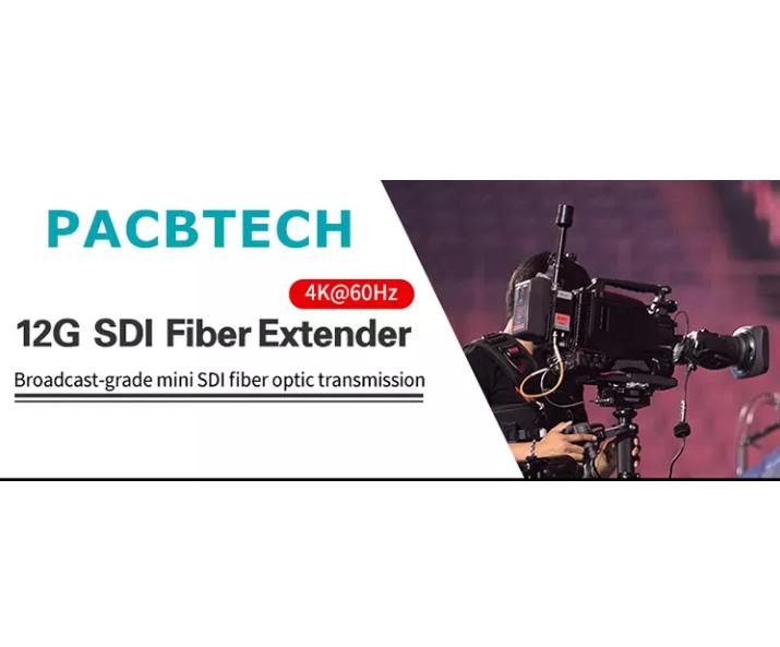 12G SDI Fiber Extender 4k Single Mode SFP Transmitter and Receiver 12g SDI to Fi