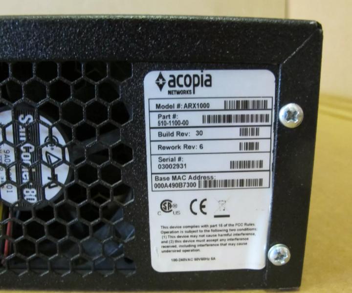 510-1100-00 ARX1000