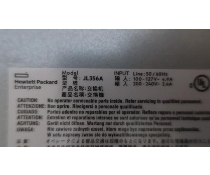 Base-T RJ45 1GbE 10GbE JL356A