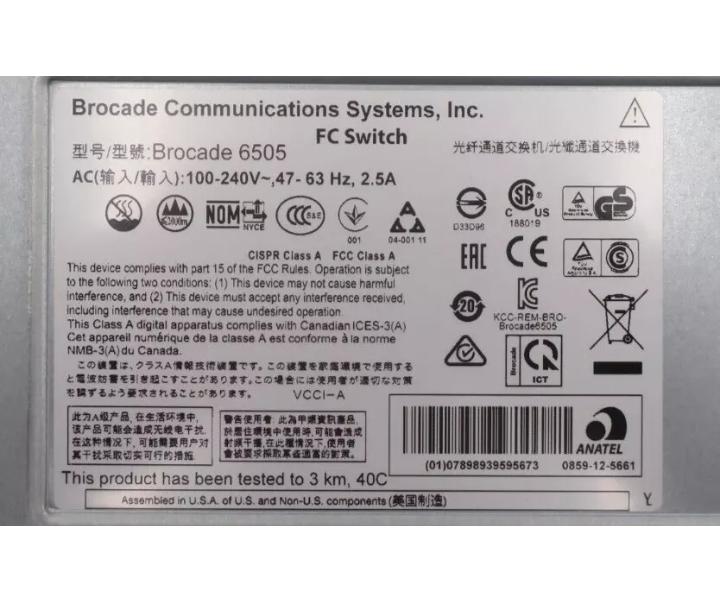 DS-6505B 24-Port EM-6505-12-8G-0R 16Gb