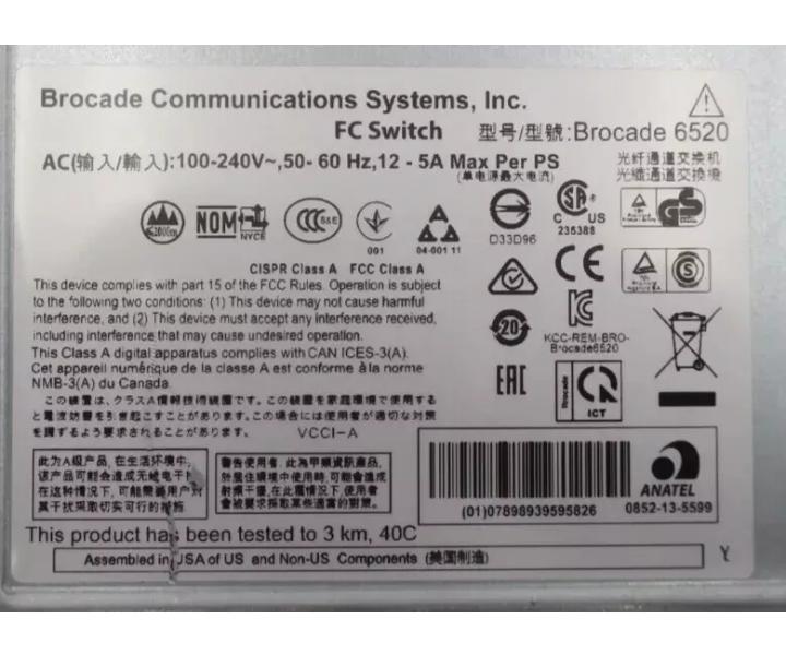 DS-6520B 48-Active EM-6520-48-16G-R 16Gb
