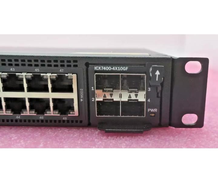 7450-48 ICX7400-4x10GF 1GbE RJ45 4x10Gb