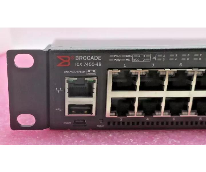7450-48 ICX7400-4x10GF 1GbE RJ45 4x10Gb
