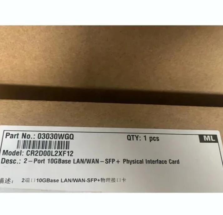 2-port WAN-SFP CR2D00L2XF12 030WGQ NE20E 10GBase