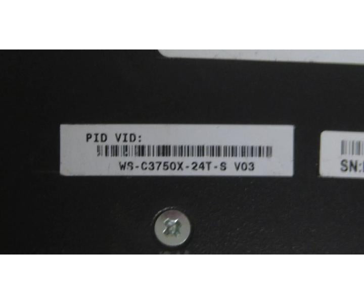 WS-C3750X-24T-S C3KX-NM-10GT 1GbE