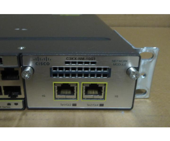 WS-C3750X-24T-S C3KX-NM-10GT 1GbE