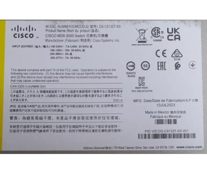 DS-C9132T-K9 9132T 32Gb