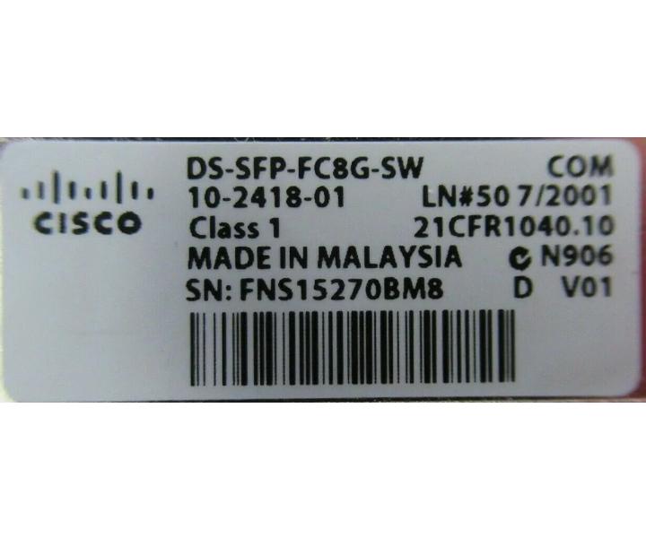 DS-SFP-FC8G-SW Multi-Mode 10-2418-01 850nm