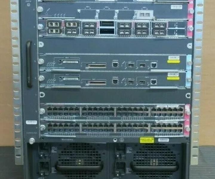 WS-C6509-E SUP720-3B X6748-GE-TX X6716-10GE X6704-10GE