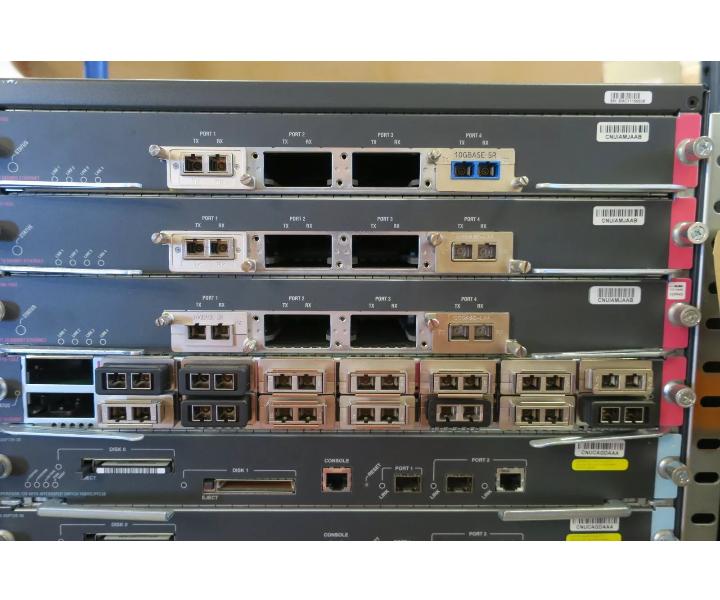 WS-C6509-E SUP720-3B X6748-GE-TX X6716-10GE X6704-10GE