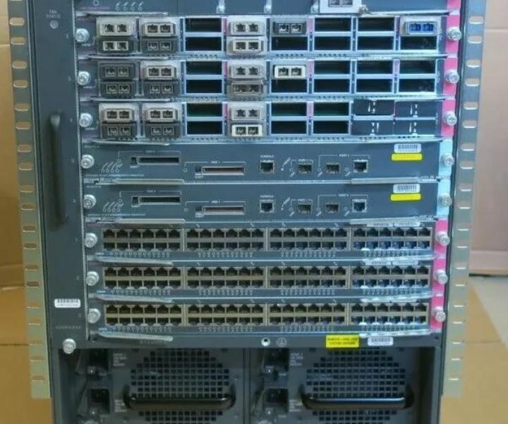 WS-C6509-E WS-SUP720-3B WS-X6748-GE-TX WS-X6716-10GE WS-X6704-10GE