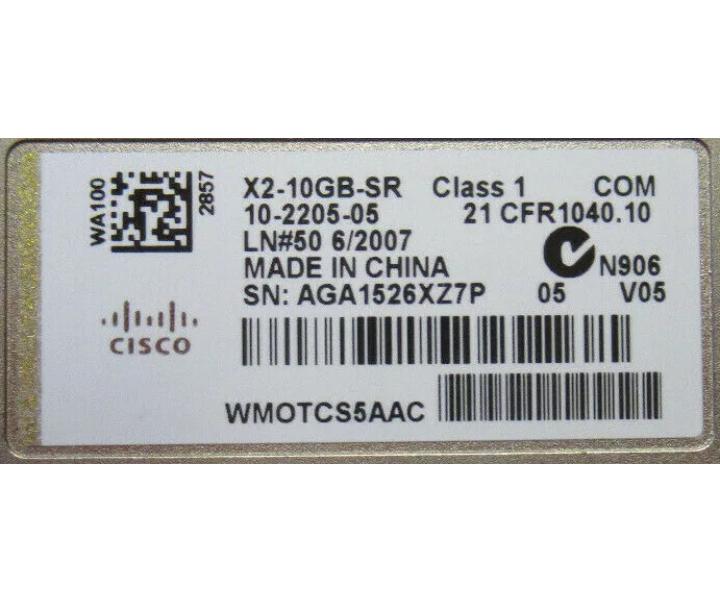 X2-10GB-SR 10-2205-05 850nm 300m