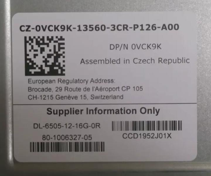 12-Active DL-6505-12-16G-0R 16Gb VCK9K