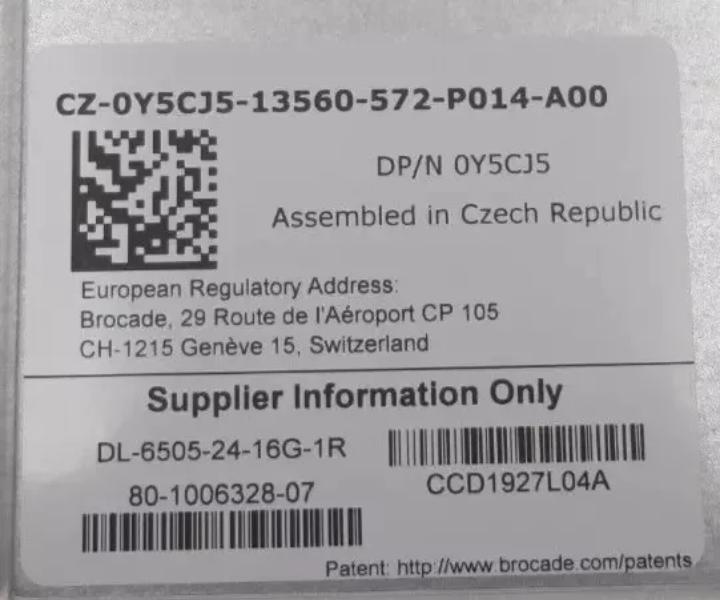 12-Active DL-6505-24-16G-1R 16Gb Y5CJ5
