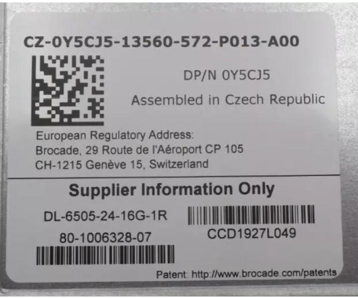24-Active DL-6505-24-16G-1R 16Gb Y5CJ5