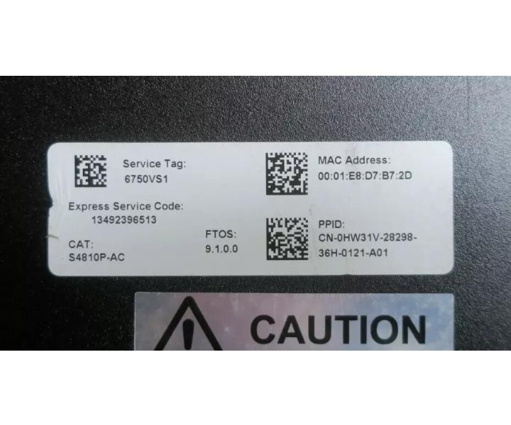 S4810-01-64F Force10 S4810 10GbE 40GbE