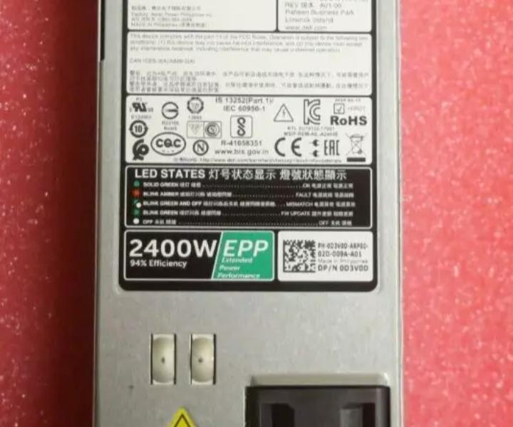 Hot-Plug 80-Plus C6400 2400W D3V0D