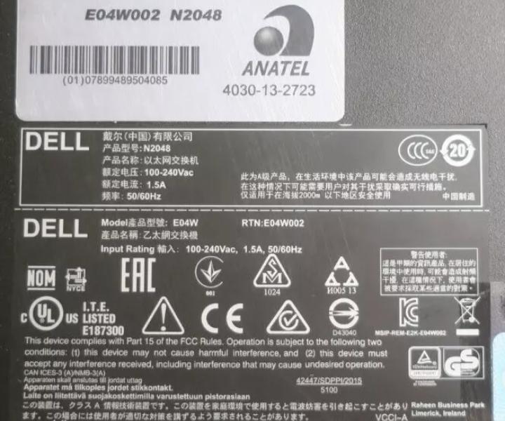N2048 RJ45 10Gb DMD5F