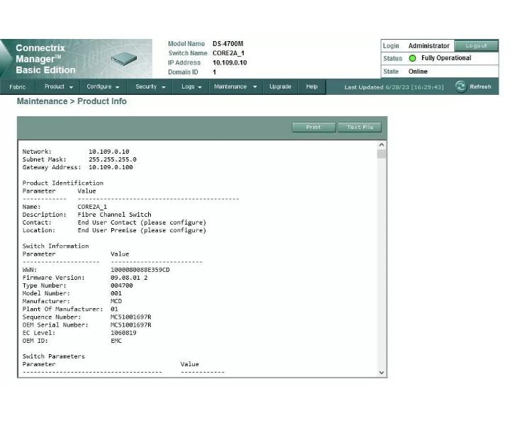 DS-4700M 32-Port 100-652-019