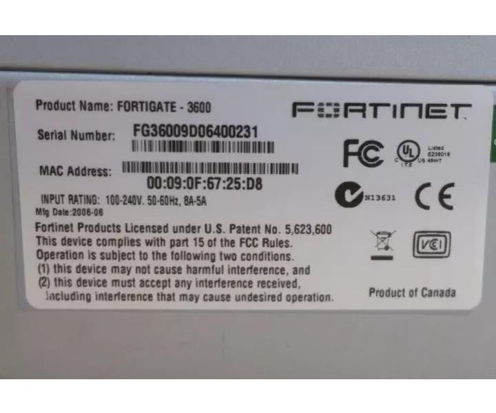FG-3600 1GBase-SX 1GbE