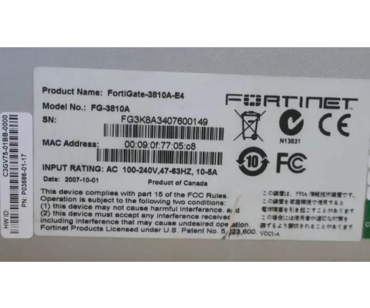 Fortigate-3810A-E4 3810A