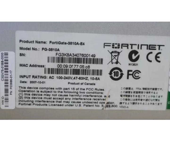 Fortigate-3810A-E4 3810A