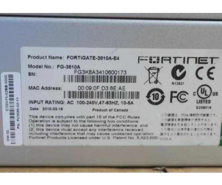 Fortigate-3810A-E4 3810A