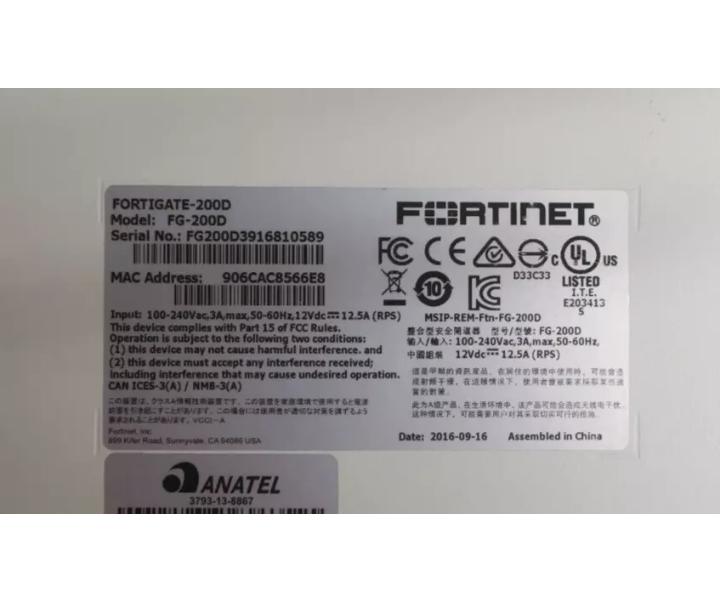 FG-200D 200D 1GbE RJ45 1GbE