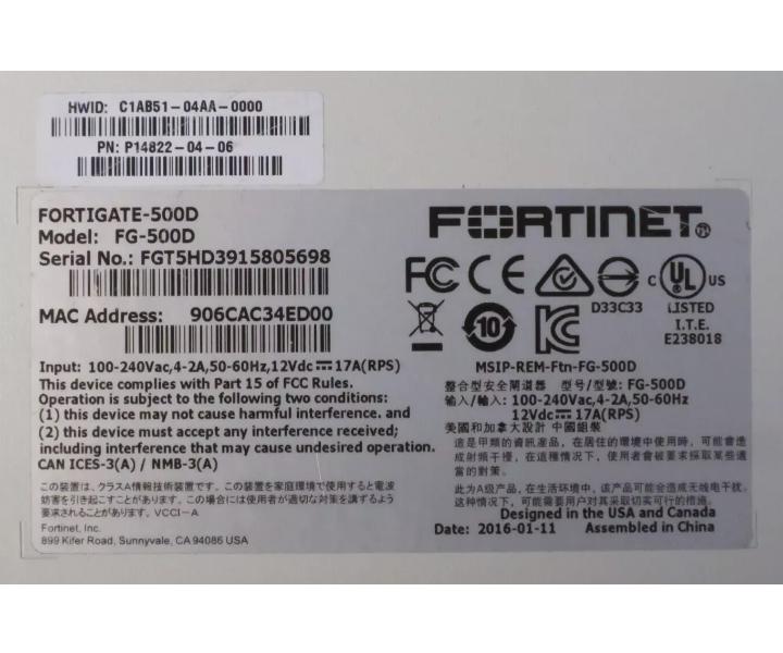 FG-500D 500D