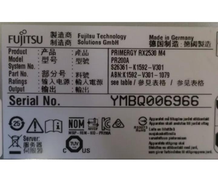 8-Core RX2530 288GB