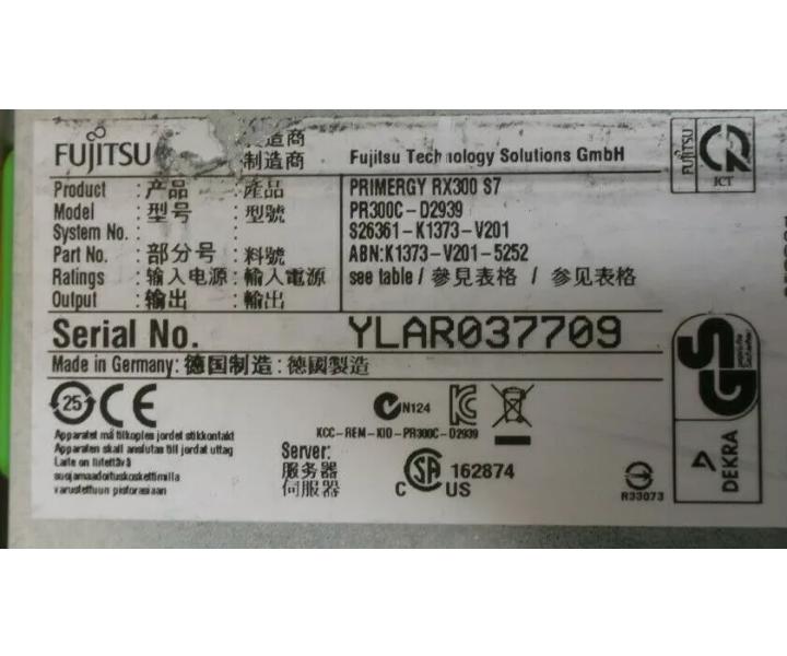 8-Core E5-2690 RX300 90GHz 288GB 200GB