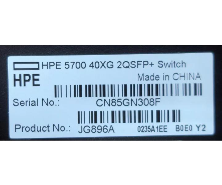 5700-40XG-2QSFP 10Gb 2x10 40Gb JG896A 2PSU