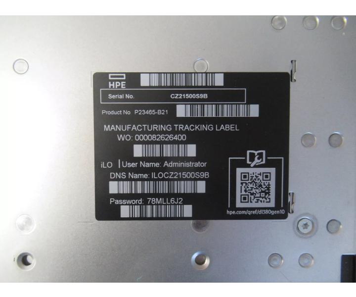 DL380 GEN10 960GB 256GB