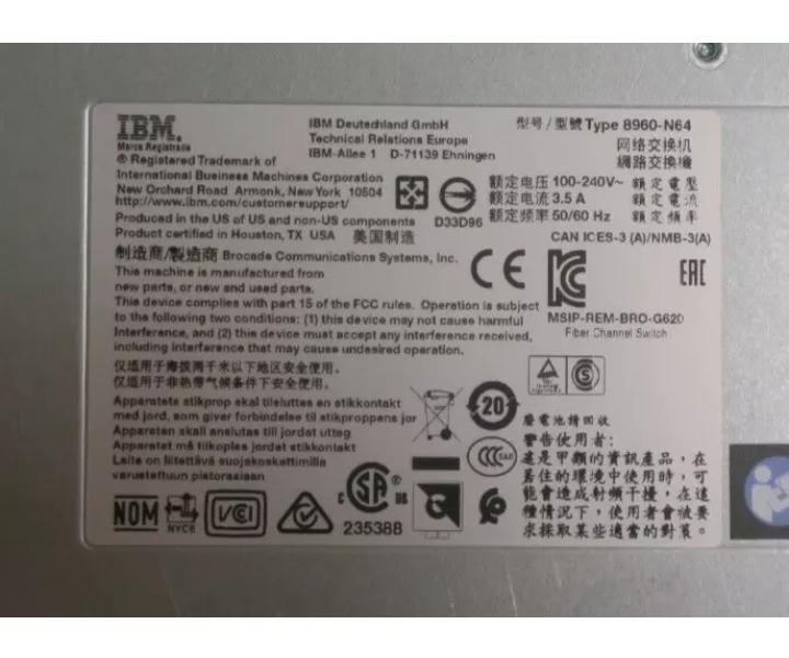 SAN64B-6 8960-N64 IB-G620-24-32G-F 32Gb