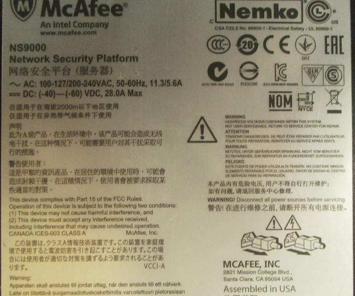 NS9100 300GB RAID1 40GB