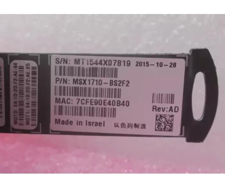 SwitchX-2 MSX1710-BS2F2 SX1710 56GbE
