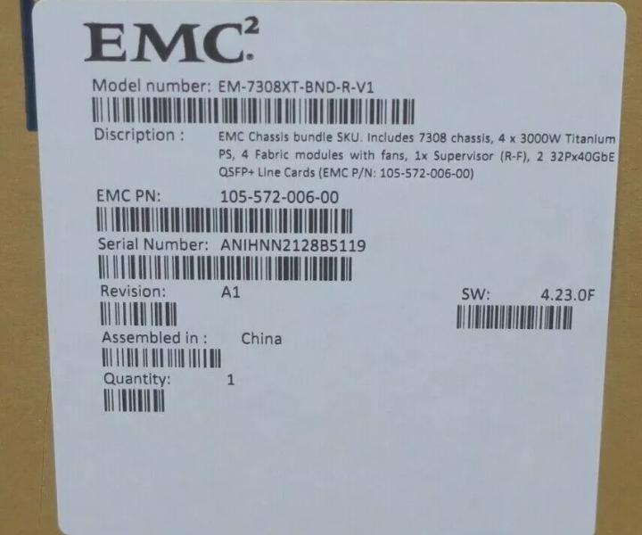 DCS-7308 8-Slot EM-7300X-32Q-LC EM-7300-SUP