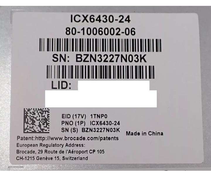 6430-24 ICX6430-24 1GbE RJ45 1GbE
