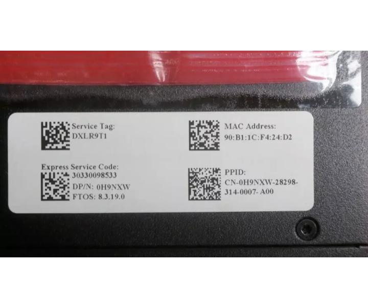 Force10 S4820T 10GbE RJ45 H9NXW