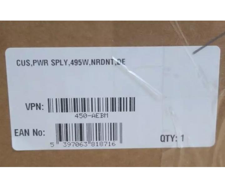 Hot-Plug 450-AEBM 495W 80Plus Y6XYK