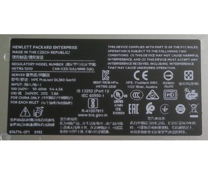 12-Bay DL380 GEN10 6226R 96GB