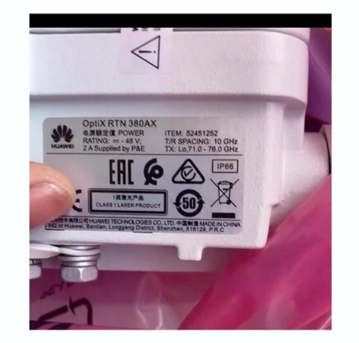 71-76Ghz 81-86Ghz 380AX RTN380AX