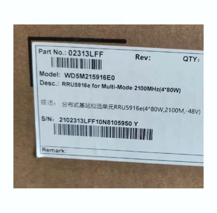 RRU5916e 2100MHZ 02313LFF WD5M215916E0