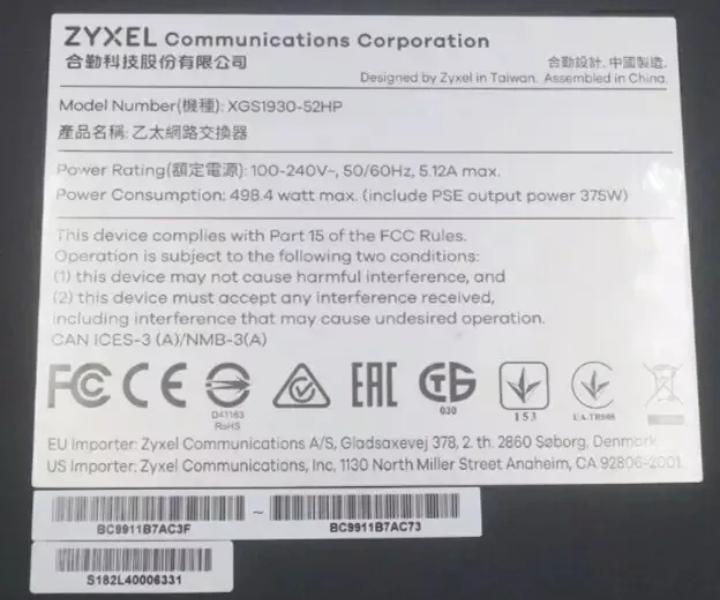 XGS1930-52HP 52-Port 1GbE RJ45 10Gb