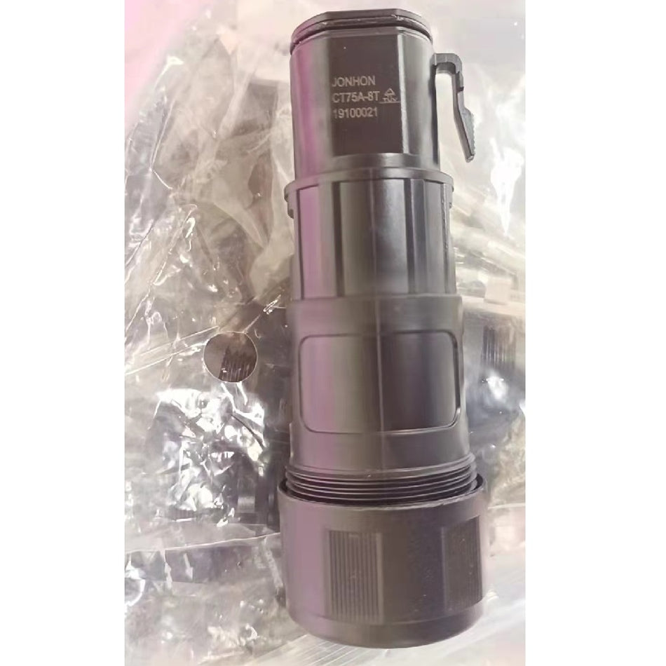 SUN2000 Round Connector CT75A-8T-02 14210053-002 8pin straight male waterproof circular connector 24~16AWG RS485 Solar Inverter