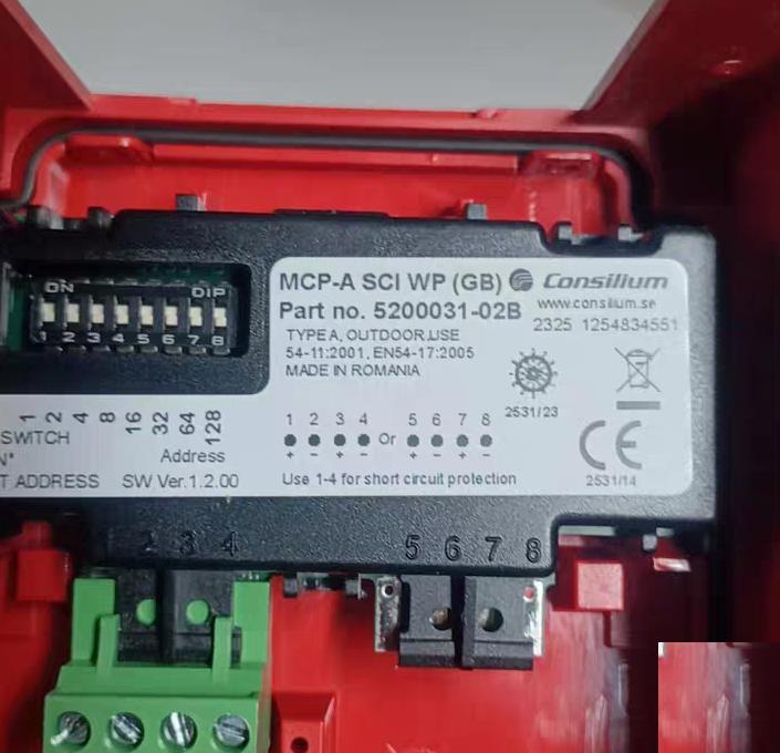 0 Consilium MCP-A SCI WP GB 5200031-02B IP23 EN54 Consilium MCP-A SCI WP GB 5200031-02B IP23 EN54