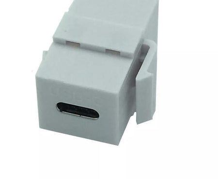 10 USB Type C 3 1 Female to Female Extension Keystone Coupler Adapter Wall Plate
