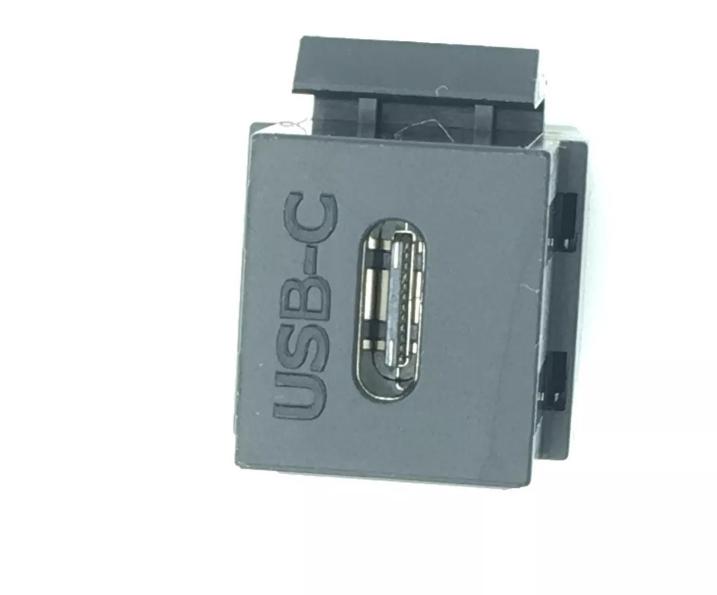 10 USB Type C 3 1 Female to Female Extension Keystone Coupler Adapter Wall Plate