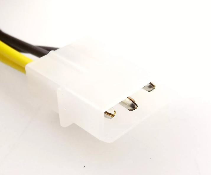 Cable-Tex Molex a P4/64 Bit Power - Cavo connettore quadrato a 4 pin Cable-Tex Molex a P4/64 Bit Power - Cavo connettore quadrato a 4 pin
